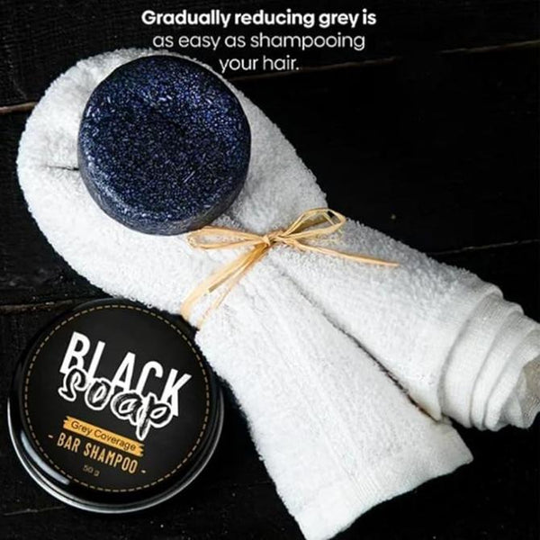 Black Bar Soap – Natural Activated Charcoal Soap for Deep Cleansing, Detoxifying, and Skin Purification