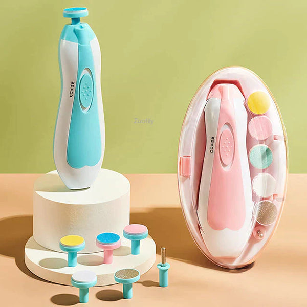 Baby Nail Trimmer – Safe, Quiet & Gentle Electric Nail Care Kit for Newborns, Infants & Toddlers with LED Light